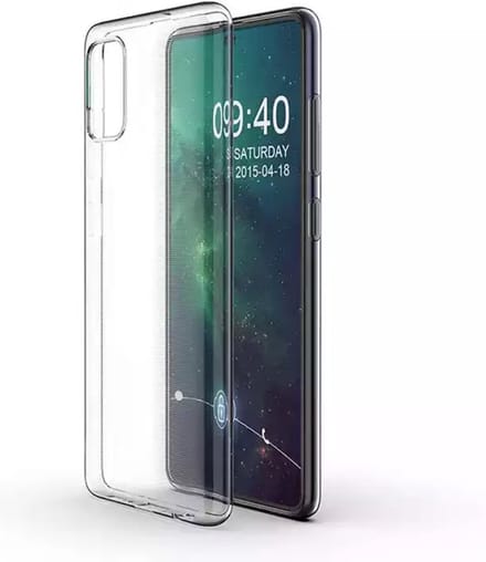 Silicone back cover Geschikt voor Samsung Galaxy S10 Lite/Transparant hoesje