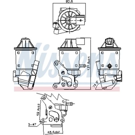 EGR-klep NISSENS 98152