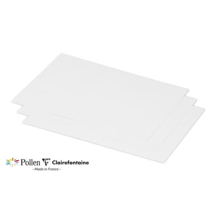 Stuifmeelpapier door Clairefontaine briefkaart C5, wit