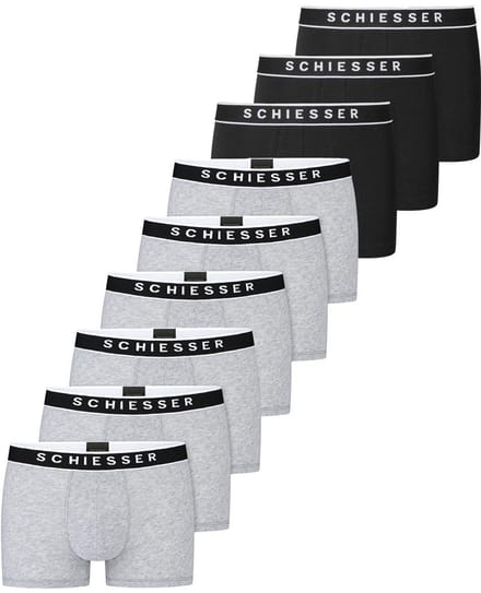 Schiesser Heren retro short / pant 9 pack 95/5 Cotton