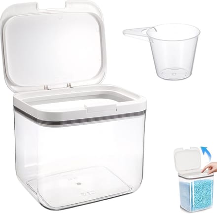 Multifunctionele opbergdoos voor wasmiddel en schoonmaakmiddelen, 4.5 l, ideaal voor organizing en ruimtebesparing