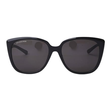 Balenciaga Vlinder Zonnebril Dames zonnebril BB0175SA-001 Basic Packaging-Eyeglass Case,57mm,Black black