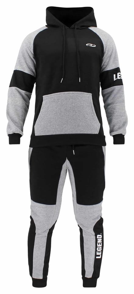 Joggingpak Heren/Dames Zwart Legend - Copy S