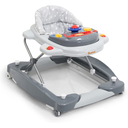 Baninni Loopstoel Classic 2-in-1 Star - Grijs