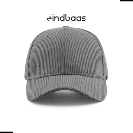 Legend Cap Basic - eindbaas - Corduroy - Grey - Grijze corduroy pet