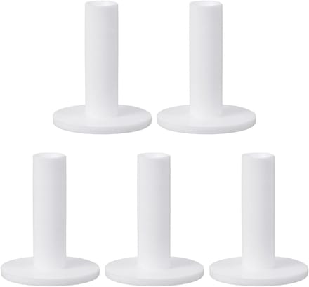 Golf Tees - Oefen Tees - Golf Oefenen - Buigzaam Rubber - 7.5 cm - Wit