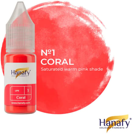 Hanafy Lip Pigment No.1 – Corel