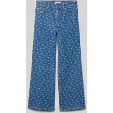 Wide leg Jeans van Katoenmix