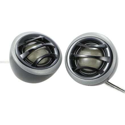2  150W Micro Dome Car Audio Tweeters Luidsprekers met ingebouwde crossover per paar black