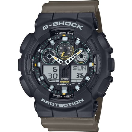 G-Shock Classic Style GA-100TU-1A3ER Two Tone Utility Colours Horloge