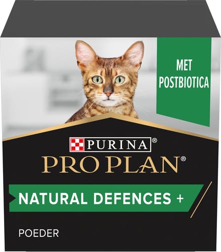 5% Korting! 2 x Purina Pro Plan supplementen voor katten - Adult Natural Defences Supplement Poeder 2 x 60 g