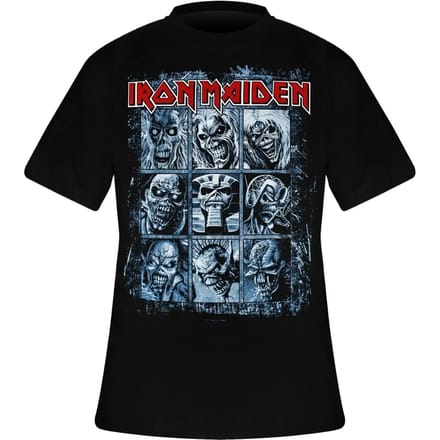 T-shirt Rock à Gogo Iron Maiden - 9 Eddies