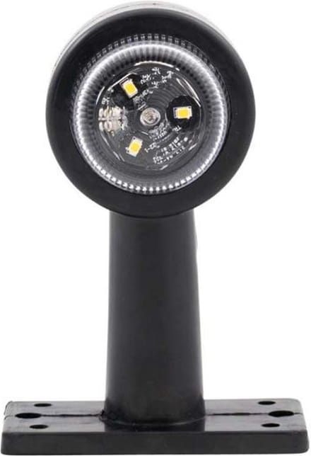 LED Breedtelamp 11 cm recht rood/wit 0-30V - TRAILERGEAR