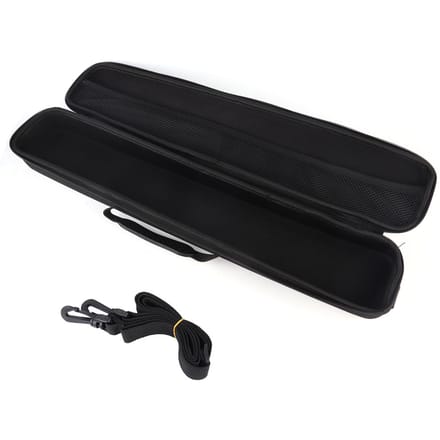 Sac de transport de bagages de mallette de rangement de moulinet de canne à pêche étanche EVA Portable extérieur black