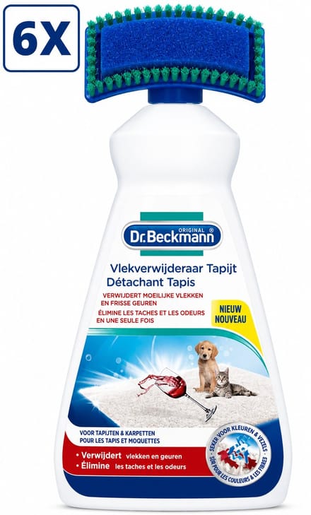 6 x Dr. Beckmann Vlekverwijderaar Tapijt - Tapijtreiniger