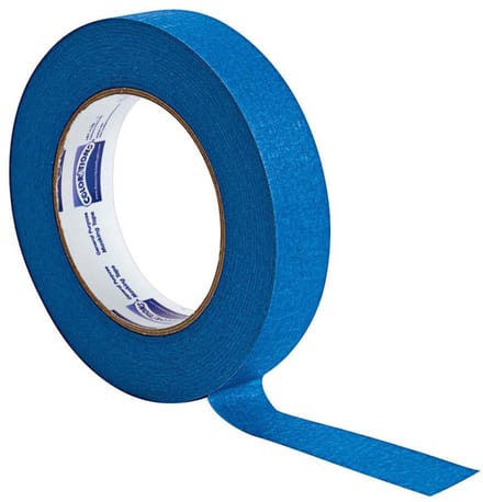 Colorations afplaktape donkerblauw 2,5 cm knutselmateriaal tape.