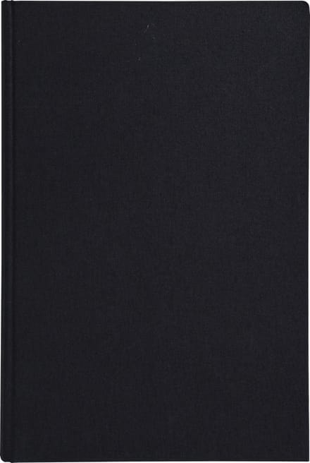 Exacompta Register 35x22,5cm - geruit 5x5 - genummerd - 400 blad - Zwarte canvas - 7549D