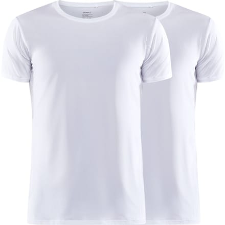 CRAFT CORE DRY TEE MULTI 2-PACK M Heren Thermoshirt - Wit