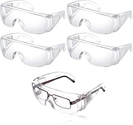 Solidchoice - Set van 5 Veiligheidsbrillen voor Oogbescherming