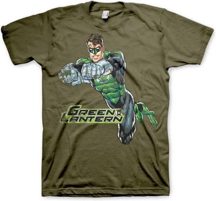 DC Comics Green Lantern Heren Tshirt -L- Distressed Groen