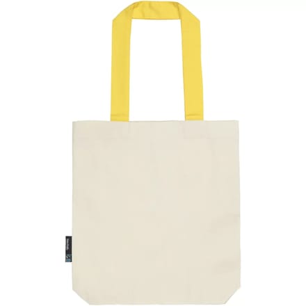 Tote bag met contrasterende handvatten Neutral Twill