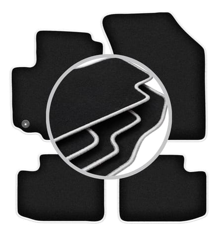 CARLUX-SILVER automatten voor: Suzuki Swift IV hatchback (2005-2010)