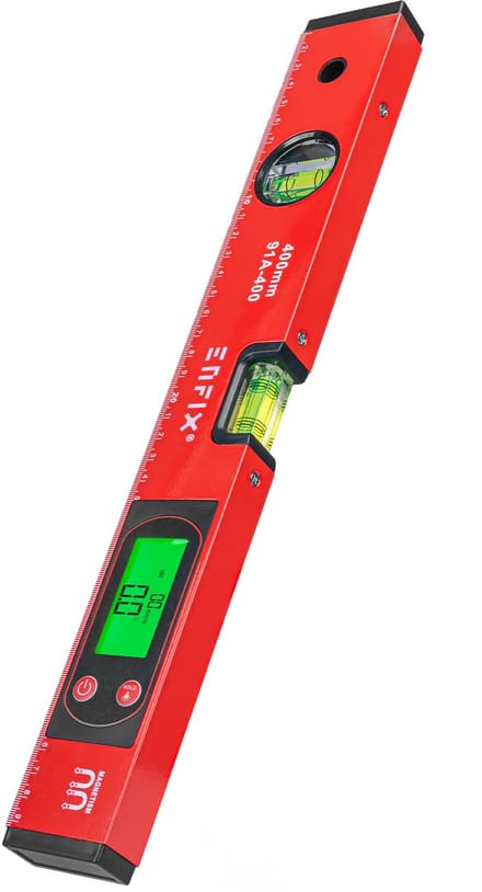 Digitale Waterpas met LCD-display 40cm - Rood