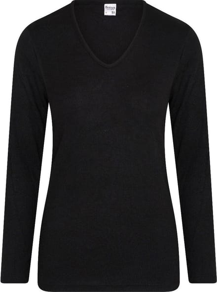 Beeren dames Thermo shirt lange mouw 07-086 zwart-XL