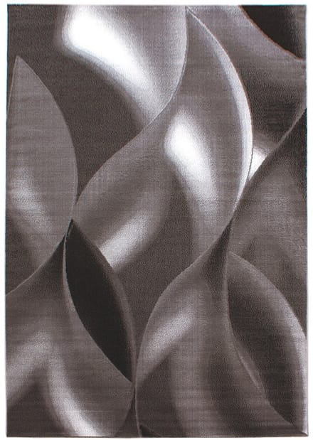 Plus Vloerkleed – Bruin – Golvend 3D Design – Laagpolig