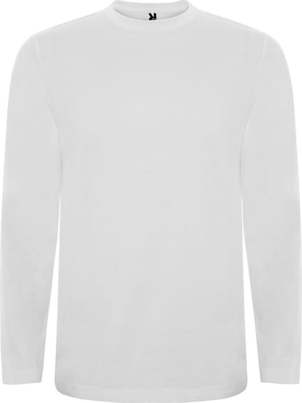 Wit Effen t-shirt lange mouwen model Extreme merk Roly maat L