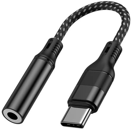 DrPhone SoundLink2 - USB-C naar 3.5mm Jack Adapter | DAC Chip HiFi Audio | Hoofdtelefoon Versterker | Voor Samsung/Android
