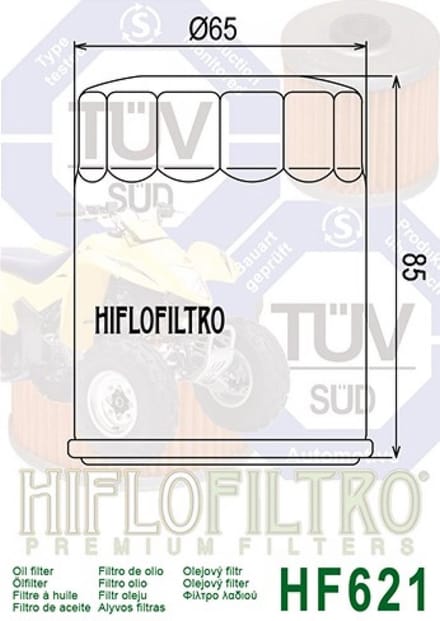 hiflofiltro oliefilter voor arctic cat 700 mudpro ltd quad 2012 tot 2016 nieuw