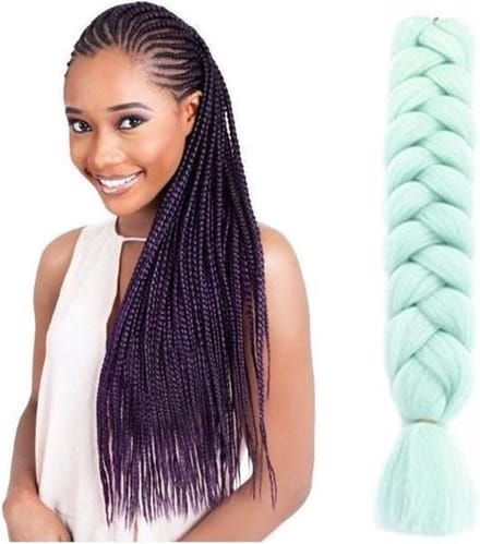 X-Pression Ultra Braid Premium - Vlechthaar Mint - Groen - Green - Synthetisch haar