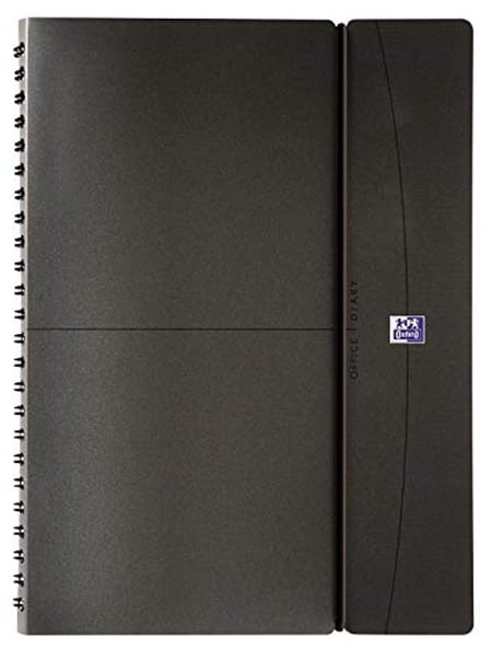 Spiraalagenda Weekoverzicht 2024, 15 x 21 cm, Grijs/Zwart