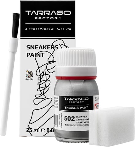Tarrago Sneakers Paint 25ml - 502 Antique Silver