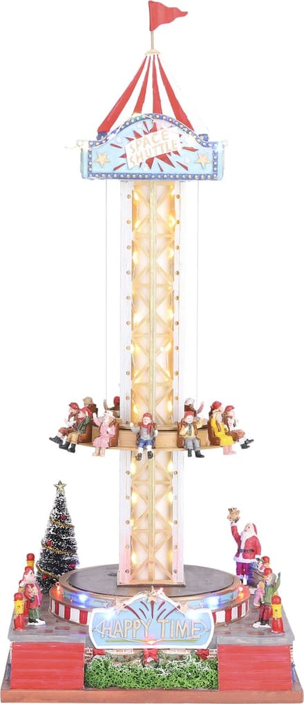 Luville - Jumping up and down attraction adapter included - Kersthuisjes & Kerstdorpen