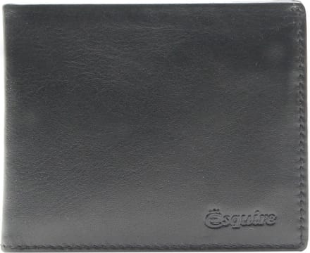 Esquire Portemonnee New Silk Wallet Black Zwart