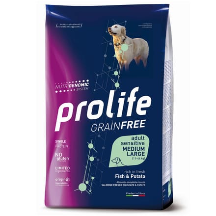 2x10kg Vis & Aardappelen Medium/Large Graanvrij Gevoelig Profiel