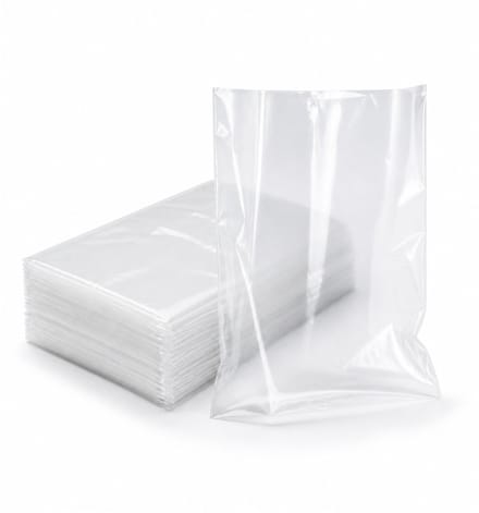 Inpakr Transparante LDPE Zakken met Zijvouw - 1000 Stuks - 18 x 4 x 35 cm - 18 Micron