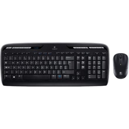 Logitech MK330 Draadloos Combo - US - Keyboard and mouse set - Engels (US international) - Zwart