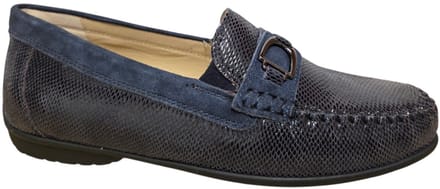 Sioux - CORTIZIA-723-H - Instappers - Kleur: Blauw - Maat: 38.5