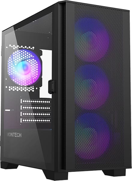 Montech Air 100 ARGB - Black - Case - Minitower - Zwart