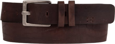 Presly & Sun Heren - Leren riem - Bruin - 100cm