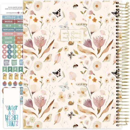 Agenda Planner - Dagelijkse Organizer - Doelen Stellen - Levenscoaching Werkbladen - 8.5 x 11 Inch - Marineblauw