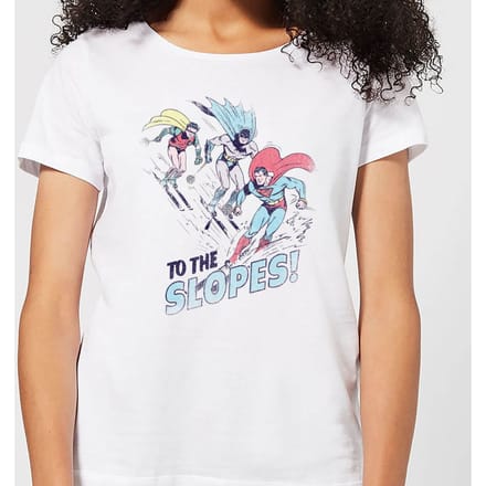 DC To The Slopes! Women's Christmas T-Shirt - White - M