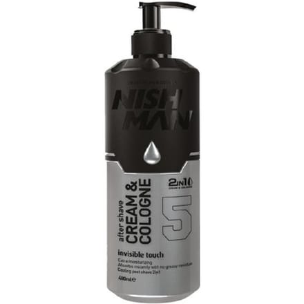 Nishman After Shave Crème Eau de Cologne 05 Invisible Touch Crème Na het Scheren 400ml