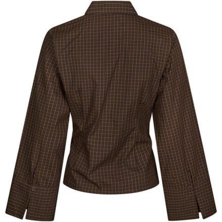 Blouse met asymmetrische knoopsluiting model 'Fenli'
