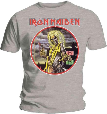 Iron Maiden - Killers Circle Heren T-shirt - S - Grijs