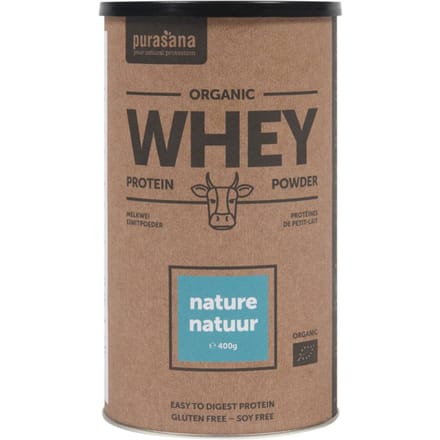 Purasana® Whey Protein Naturel Bio 400 Poeder