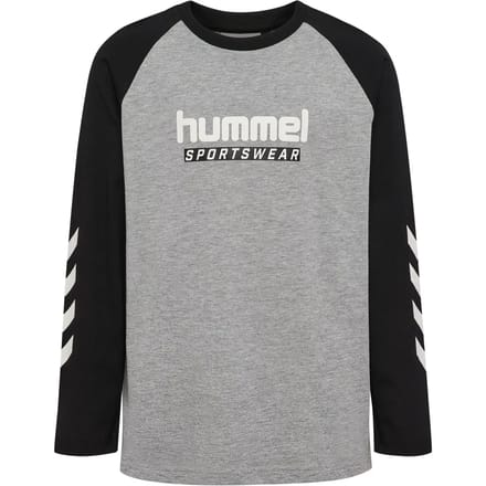 T-shirt met lange mouwen en kinderlogo Hummel